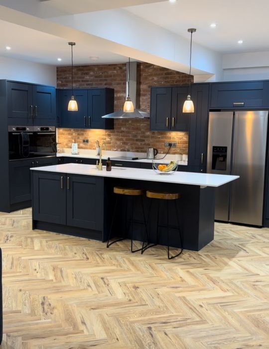 Modern shaker style kitchen
